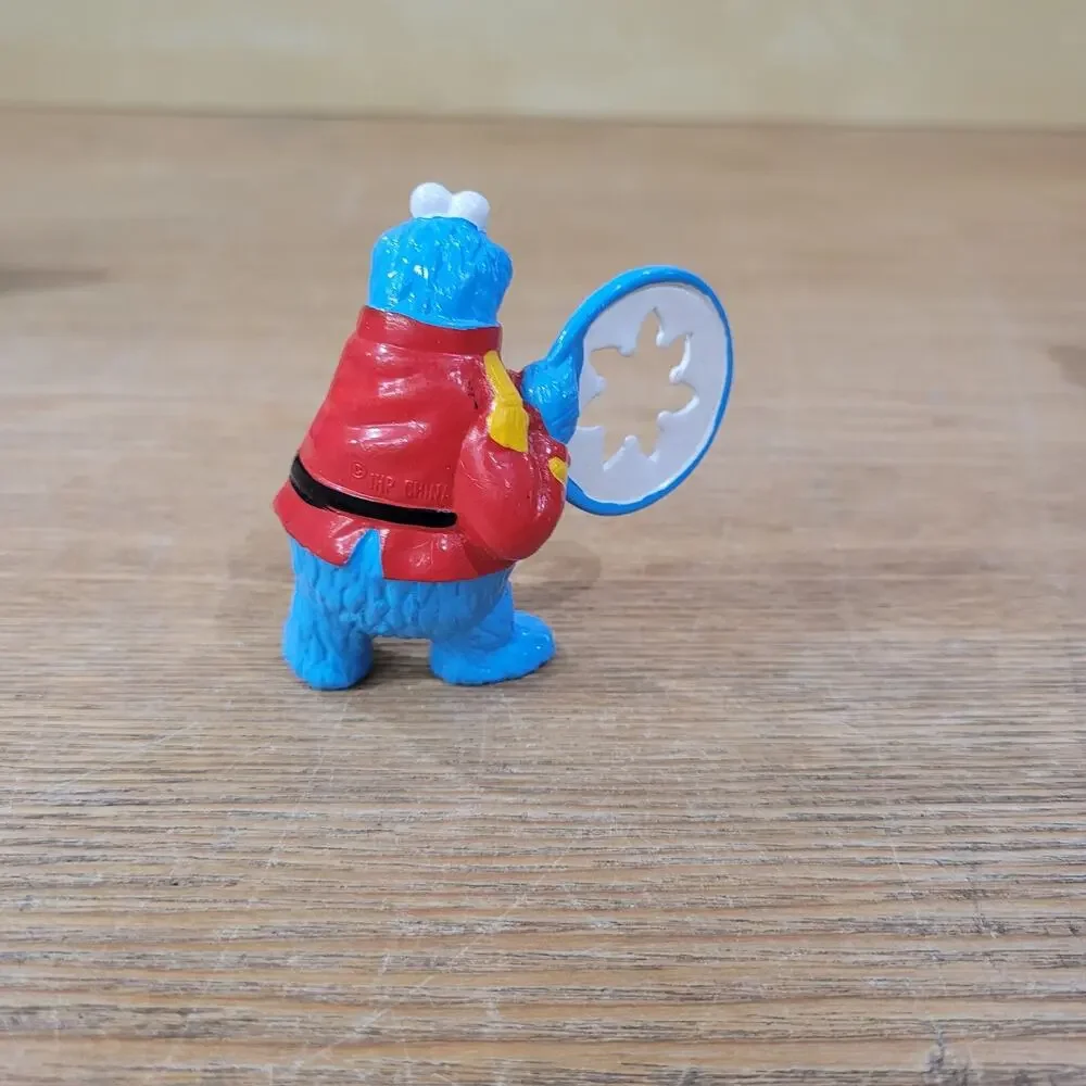 Sesame Street Cookie Monster PVC Vtg Figures Lot Of 4 Mattel Muppets Topper Toy
